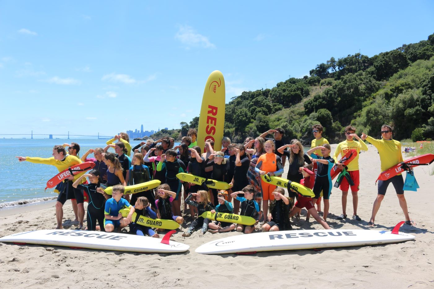 Jr. Lifeguard Group training